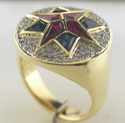 Side view of the finished ring.