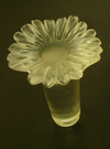 A side view of the same cane handle.