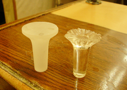 I have finished shaping the cylinder shaped stem of the carving.