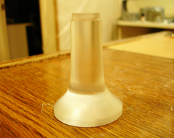 I have made a finder sanded surface on the stem area.