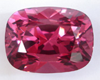 A 26.60 carat cushion shape pink Spinel.