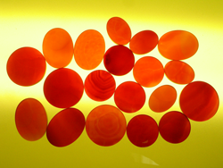 Slabs of rough Carnelian