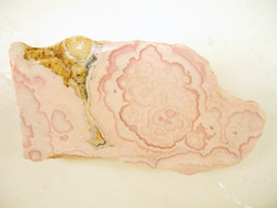 Rhodochrosite rough slab