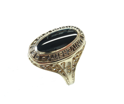 The same black Onyx cab in the ring has been re-polished and looks like new.